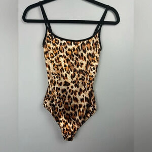 Intimately Free People Leopard print Bodysuit size S-P